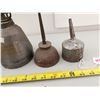 Image 4 : 3 Antique Oiler Tins