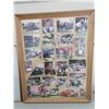 Image 3 : 2 Picture frames with pictures of antique farm equipment
