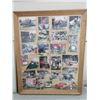 Image 4 : 2 Picture frames with pictures of antique farm equipment