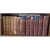 Image 1 : Antique 7 Stevenson books + 6 "The New Practical reference Library" + 2 "The National Encyclopedia" 