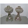 Image 1 : Pair of 2 Antique Coal oil lamps