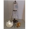 Image 1 : Antique Aladdin ceiling hanging lamp housing + handheld lamp