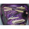 Image 4 : Antique pair of Pedicure Sets (French Ivory & Mother of Pearl)