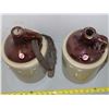 Image 2 : 2 Antique  Ceramic 1 Gallon whiskey jugs