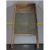 Image 1 : Antique glass washboard (Economy - Made by Canadian Woodenware company)