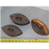 Image 3 : 3 Antique Jas.Smart MFG Co. Brookville Ont. Irons
