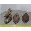 Image 3 : 3 Antique Dover Sad Iron no-62 & no-92
