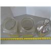 Image 2 : Vintage 3 glass candy jars