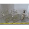 Image 3 : Vintage 3 glass candy jars