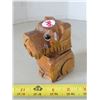Image 2 : Antique Wooden match holder