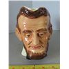 Image 2 : Hand painted Abraham Lincoln Mug 6" H