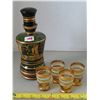 Image 1 : Antique decanter & 4 shot glasses