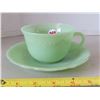 Image 2 : Antique Jade cup & saucer