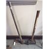 Image 1 : Antique sledge hammer & Grub Hoe