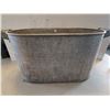 Image 2 : Antique Tin Tub (12.5" x 22.5")