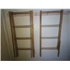 Image 1 : 3 Antique wooden clothing racks (25.5"W x 60"High")