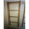 Image 3 : 3 Antique wooden clothing racks (25.5"W x 60"High")