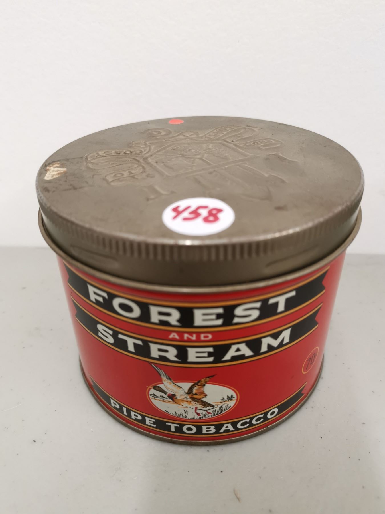 Antique Forest and Stream Pipe Tobacco Tin Schmalz Auctions