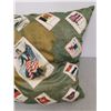 Image 3 : Antique Pillow made with early 1900's Tobacco silks