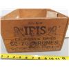 Image 2 : Wooden dried prunes box with collectible papers/receipts/etc.