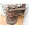 Image 3 : old cast wood stove "McClary London" w/ assorted stove pieces 32"H