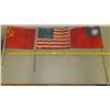 Image 1 : three flags - USA, Ussr, nationalist China republic
