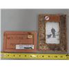Image 1 : Prince Albert postcards & birch bark photo frame