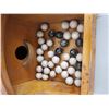 Image 2 : Wooden Box with Clay & Glass Marbles