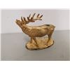 Image 4 : Metal Elk Sculpture (painted gold)
