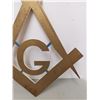 Image 4 : Masonic wooden emblem