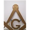 Image 5 : Masonic wooden emblem