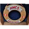 Image 2 : HMCS Mackenzie life saver (Canadian Navy Military) in Display box (39"x39"x6")