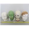 Image 2 : 4 Foam Manikin heads