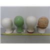 Image 3 : 4 Foam Manikin heads