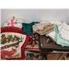 Image 1 : Lot of Vintage Rug throws, pillow, & linens