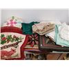 Image 2 : Lot of Vintage Rug throws, pillow, & linens