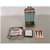 Image 1 : British Consols Cigarettes, toilet pins, Eddy's match box