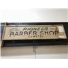 Image 1 : Antique local sign "The Pioneer Barber Shop - AJ Wetzel"
