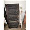 Image 1 : Antique Door (55.75" x 22.5)  & Stairway rail end post (4ft)