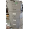 Image 1 : Metal filing cabinet with 4 drawers (18" x 26.5" x 52")