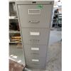 Image 2 : Metal filing cabinet with 4 drawers (18" x 26.5" x 52")