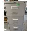 Image 3 : Metal filing cabinet with 4 drawers (18" x 26.5" x 52")