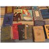Image 8 : Lot of 26 Antique & Vintage books - School books & novels
