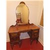 Antique wooden Bedroom Dresser with mirror (Desk: 44