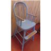 Image 2 : Blue Antique children's chair