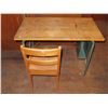 Image 1 : School desk with chair (36"L x 22.5"W x 26"H)