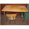 Image 1 : School desk with chair (36"L x 22.5"W x 26"H)