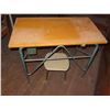 Image 4 : School desk with chair (36"L x 22.5"W x 26"H)