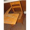 Image 3 : Vintage wooden school chair