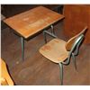 Image 2 : Vintage metal school desk
